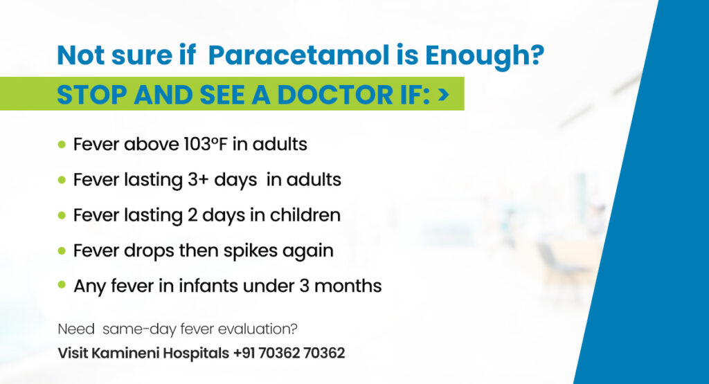 not sure if paracetamol is enough