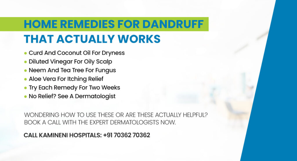 home remedy for dandruff